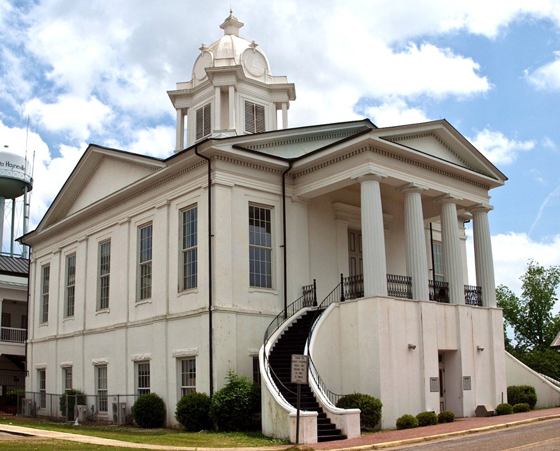 The Lowndes County Courthouse in Hayneville, Alabama — where local tax abatement decisions are made.
